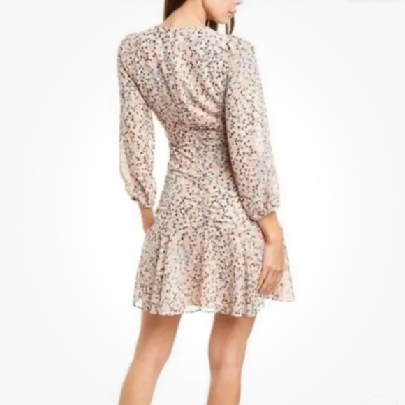 Ali & Jay Point Dume Ruched Dress Pink - Ruched Front - Size Large. - Picture 2 of 8